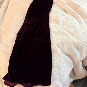 Banana Republic Deep Plum Velvet Skirt